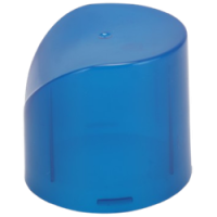 Bouchon courbé bleu